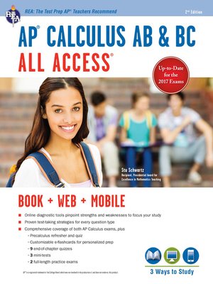 cover image of AP&#174; Calculus AB & BC All Access Book + Online